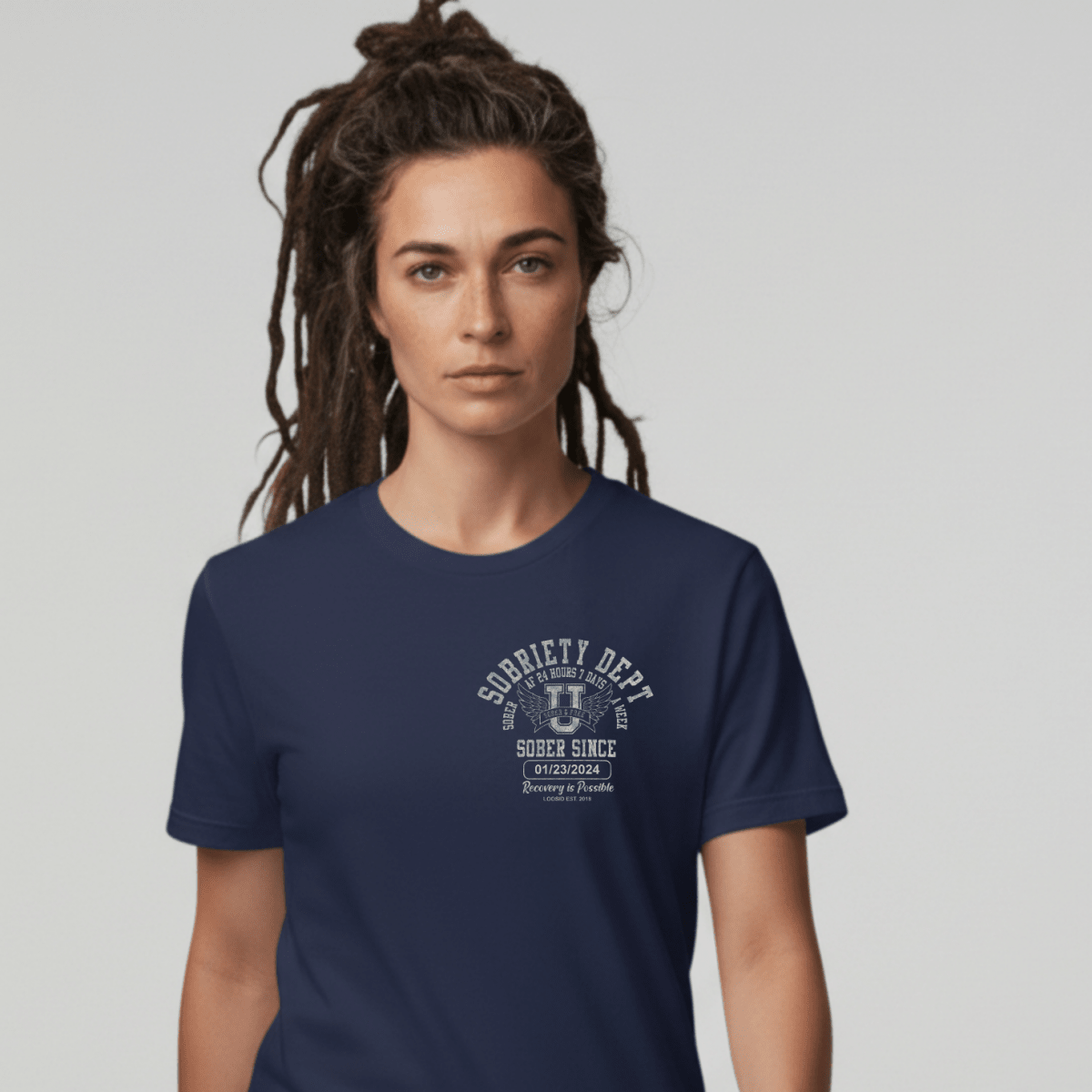 Sobriety Dept 24 7 Sober T Shirt packaging detail (view 8)