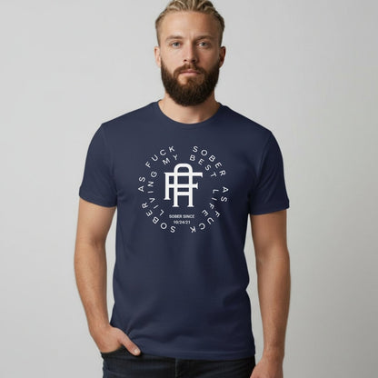 Living My Best Life Sober T Shirt product photo (view 10)