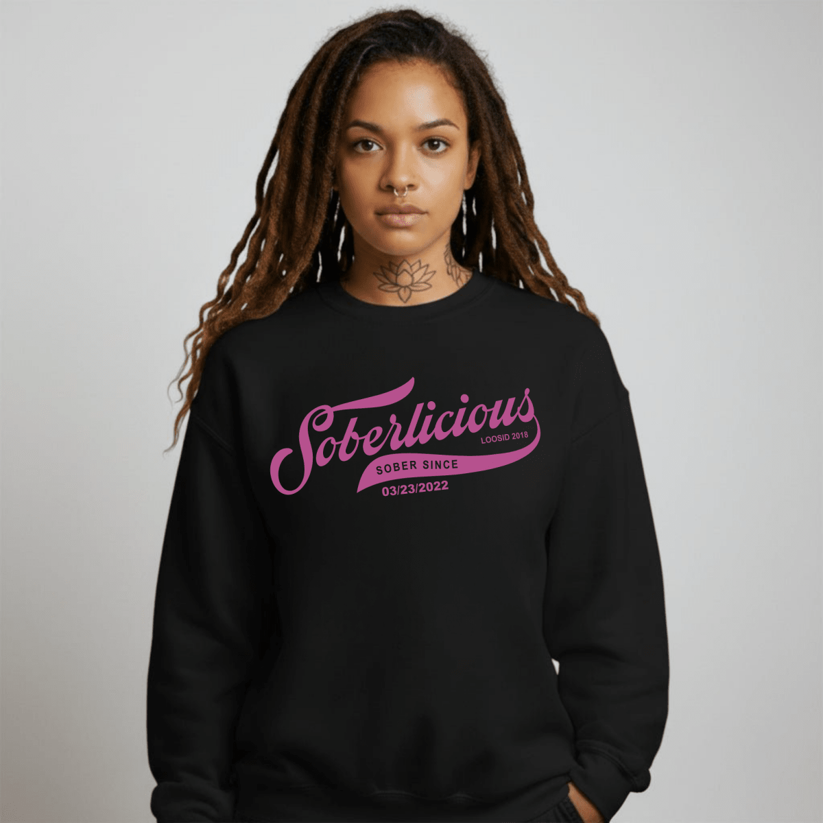 Soberlicious Recovery Hoodie side view (view 16)