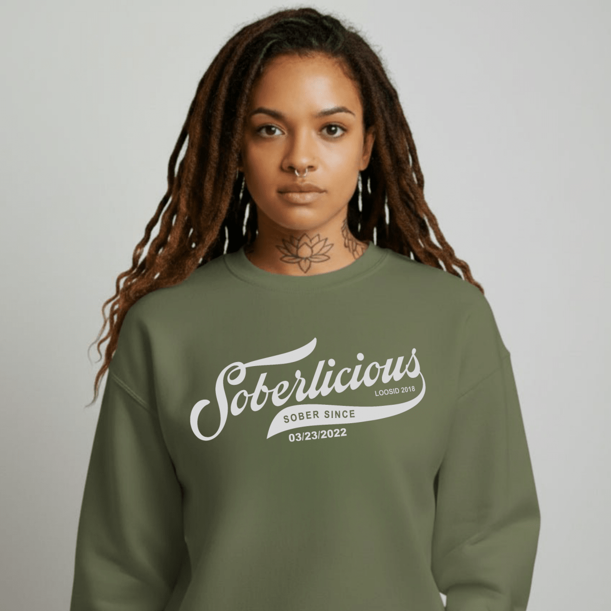 Loosid Soberlicious Recovery Hoodie featuring the design
