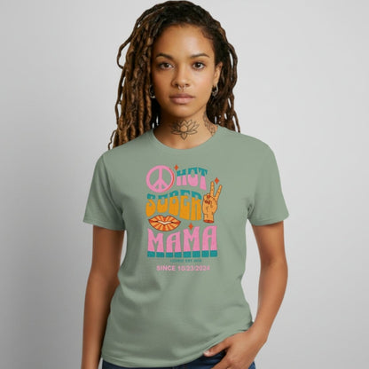 Hot Sober Mama Sober T Shirt graphic detail (view 14)