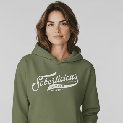 Soberlicious Recovery Hoodie graphic detail (view 24)