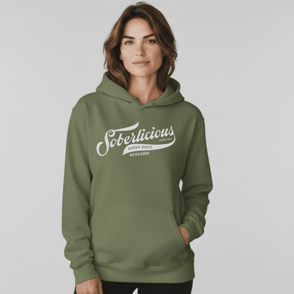 Soberlicious Recovery Hoodie lifestyle view (view 25)