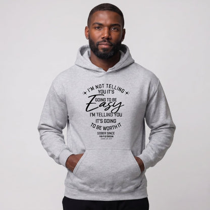 Recovery Hoodie | Men's I'm Not Telling You It's Easy Hoodie
