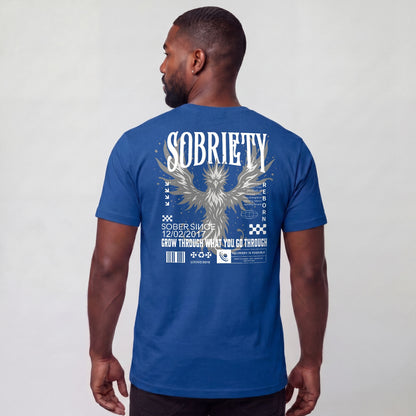 Phoenix Reborn Recovery Limited-Edition T-Shirt with Sobriety Date