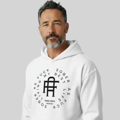 Living My Best Life Recovery Hoodie close-up view (view 12)