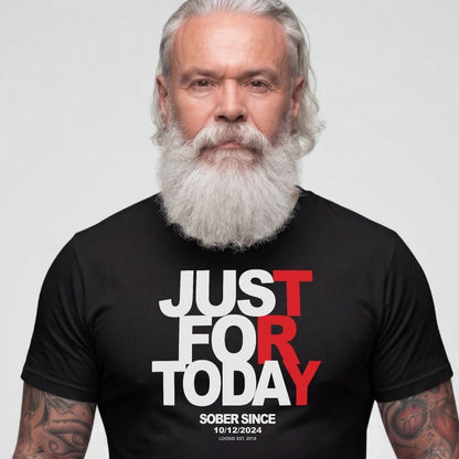 Sober T Shirt | Men's Just For Today Tee