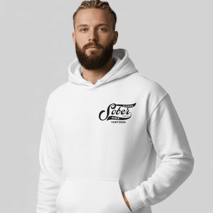 Sober Since Recovery Hoodie graphic detail (view 34)