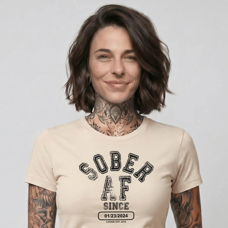 Sober T Shirt | Women's Sober AF Tee
