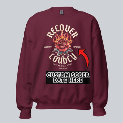 Recover Loudly Recovery Hoodie side view (view 16)