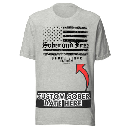 Sober and Free Sober T Shirt product photo (view 20)