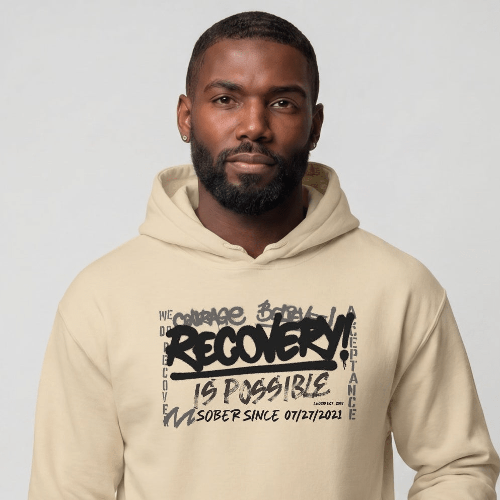 Recovery Hoodie | Men's Recovery Is Possible Hoodie
