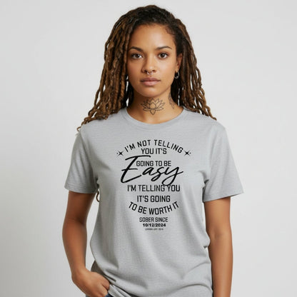 Im Not telling Sober T Shirt graphic detail (view 14)