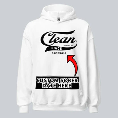 Clean Since Recovery Hoodie fit detail (view 19)