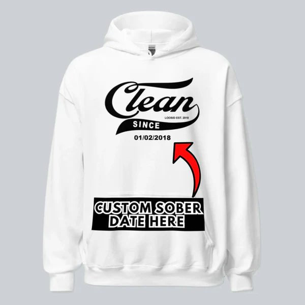 Clean Since Recovery Hoodie fit detail (view 19)