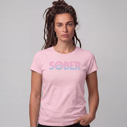 Sober T Shirt | Women's Retro Sober Since Tee