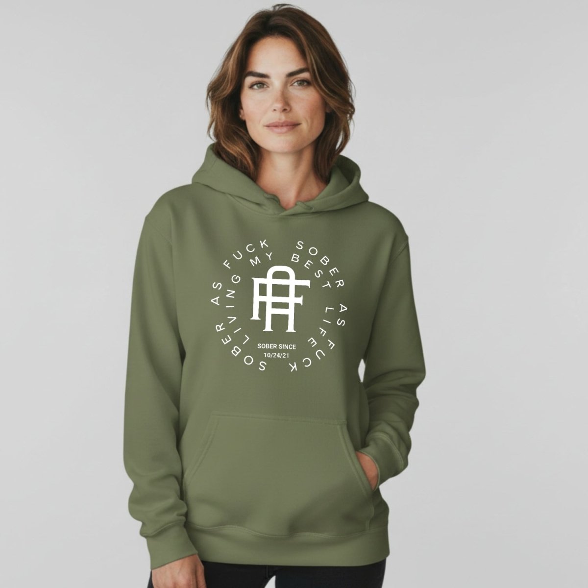 Living My Best Life Recovery Hoodie back view (view 37)