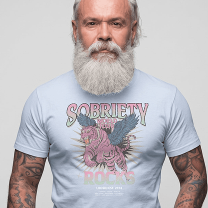 Sobriety Rocks Tour Sober T Shirt graphic detail (view 24)
