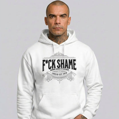 F*ck Shame Recovery Hoodie featuring the design (view 21)