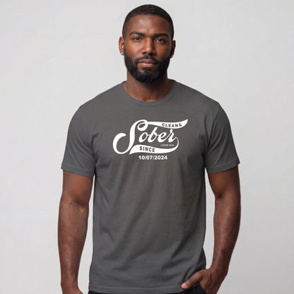 Sober T Shirt | Men's Sober Since Tee