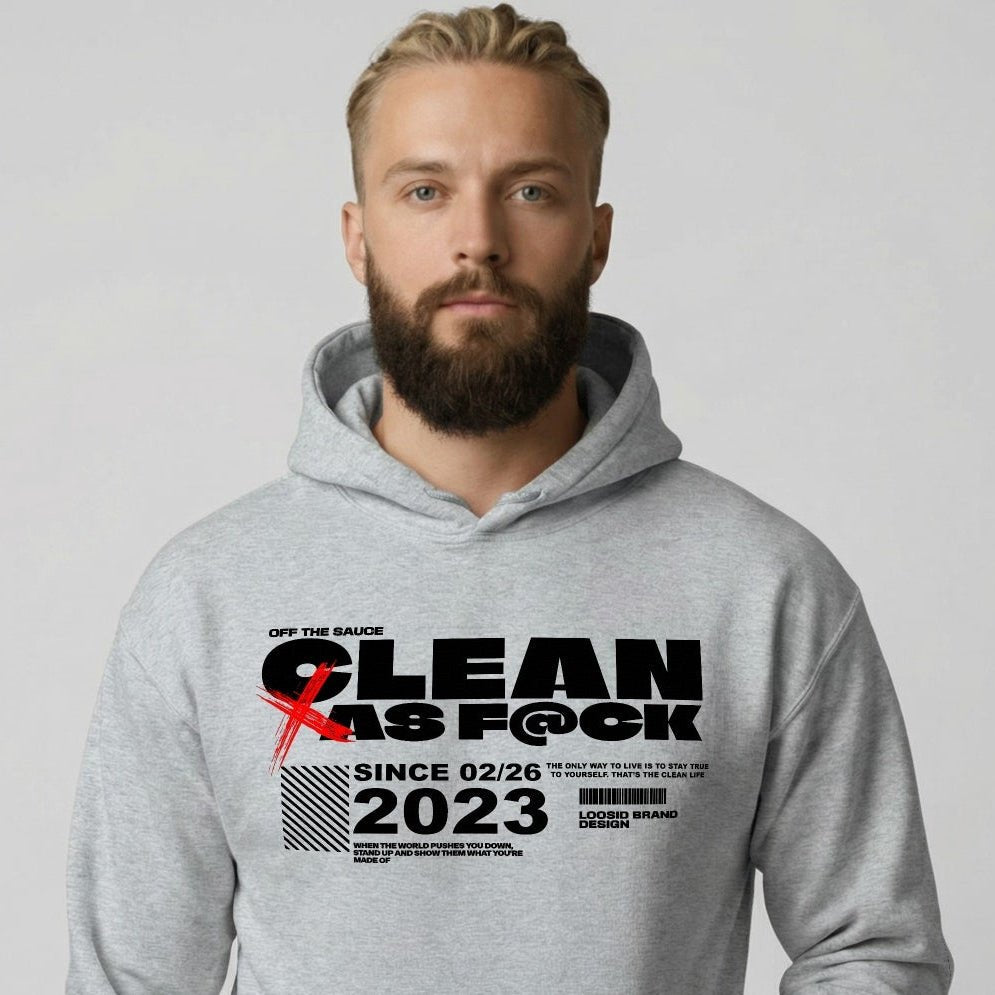 Clean As F*ck Recovery Hoodie featuring the design (view 21)
