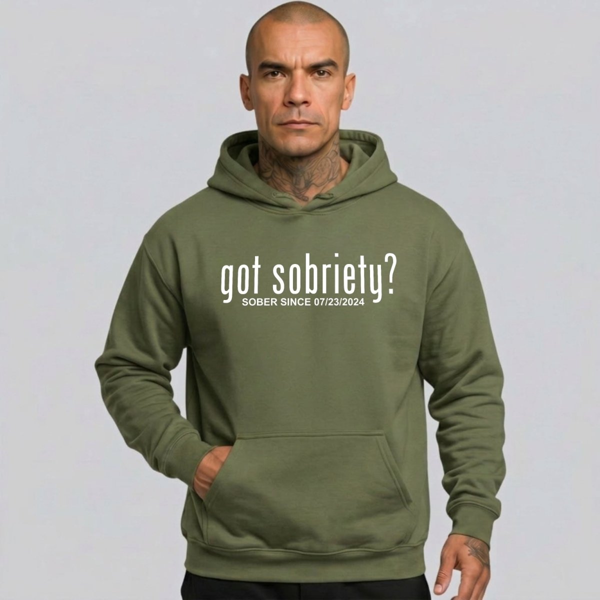 Got Sobriety Recovery Hoodie featuring the design (view 41)