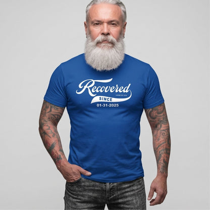 Recovered Since Sober T Shirt lifestyle view (view 25)
