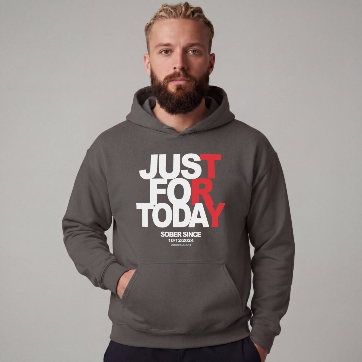 Recovery Hoodie | Men's Just For Today Hoodie