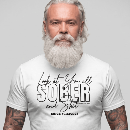 Look At You Sober T Shirt fit detail (view 9)