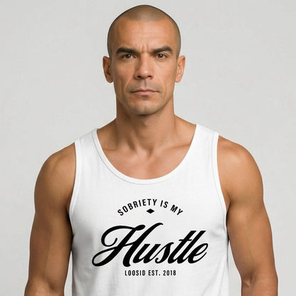 Sobriety is My Hustle Sober Tank Top packaging detail (view 18)