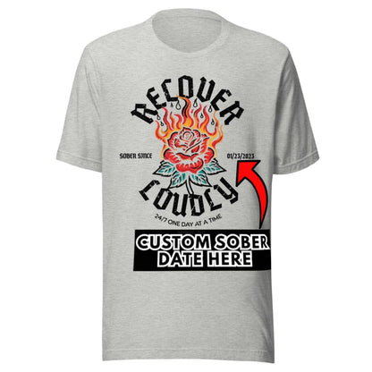 Recover Loudly Sober T Shirt fit detail (view 19)