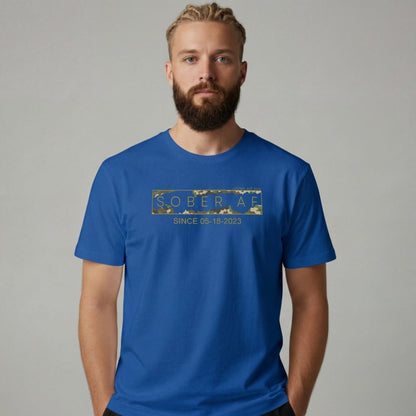 Sober T Shirt | Men's Sober AF Camo Tee