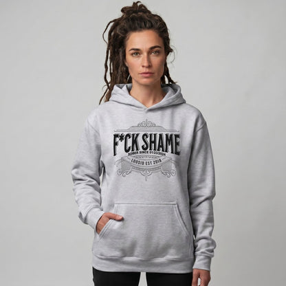 F*ck Shame Recovery Hoodie fit detail (view 9)