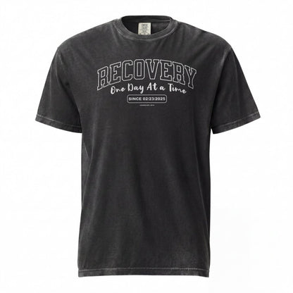Sober T Shirt | Men's Recovery Looks Good On You Garment-Dyed