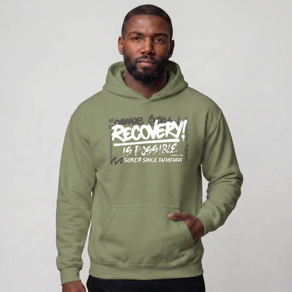 Recovery Hoodie | Men's Recovery Is Possible Hoodie
