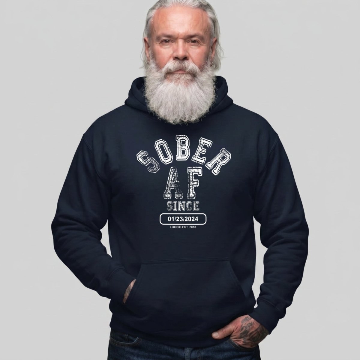 Recovery Hoodie | Men's Sober AF Hoodie