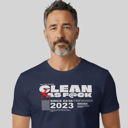 Recovery Year Men's Sobriety Sober T Shirt side view (view 6)