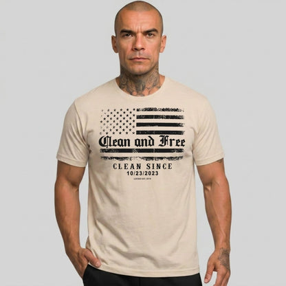 Clean and Free Sober T Shirt fit detail (view 19)