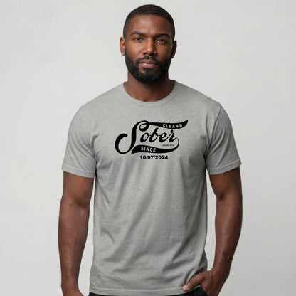 Sober T Shirt | Men's Sober Since Tee