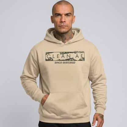 Clean AF Camo Recovery Hoodie packaging detail (view 28)