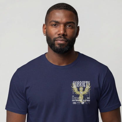 Phoenix Reborn Recovery Limited-Edition T-Shirt with Sobriety Date