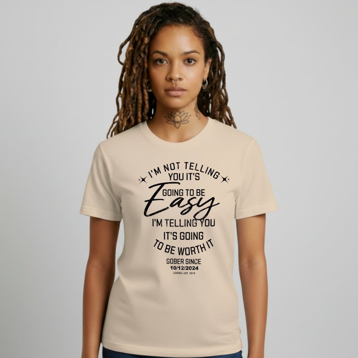 Im Not telling Sober T Shirt product photo (view 20)