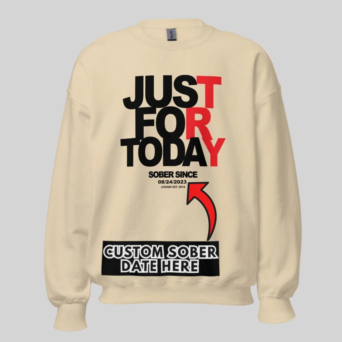Sobriety Recovery Hoodie featuring the design (view 31)