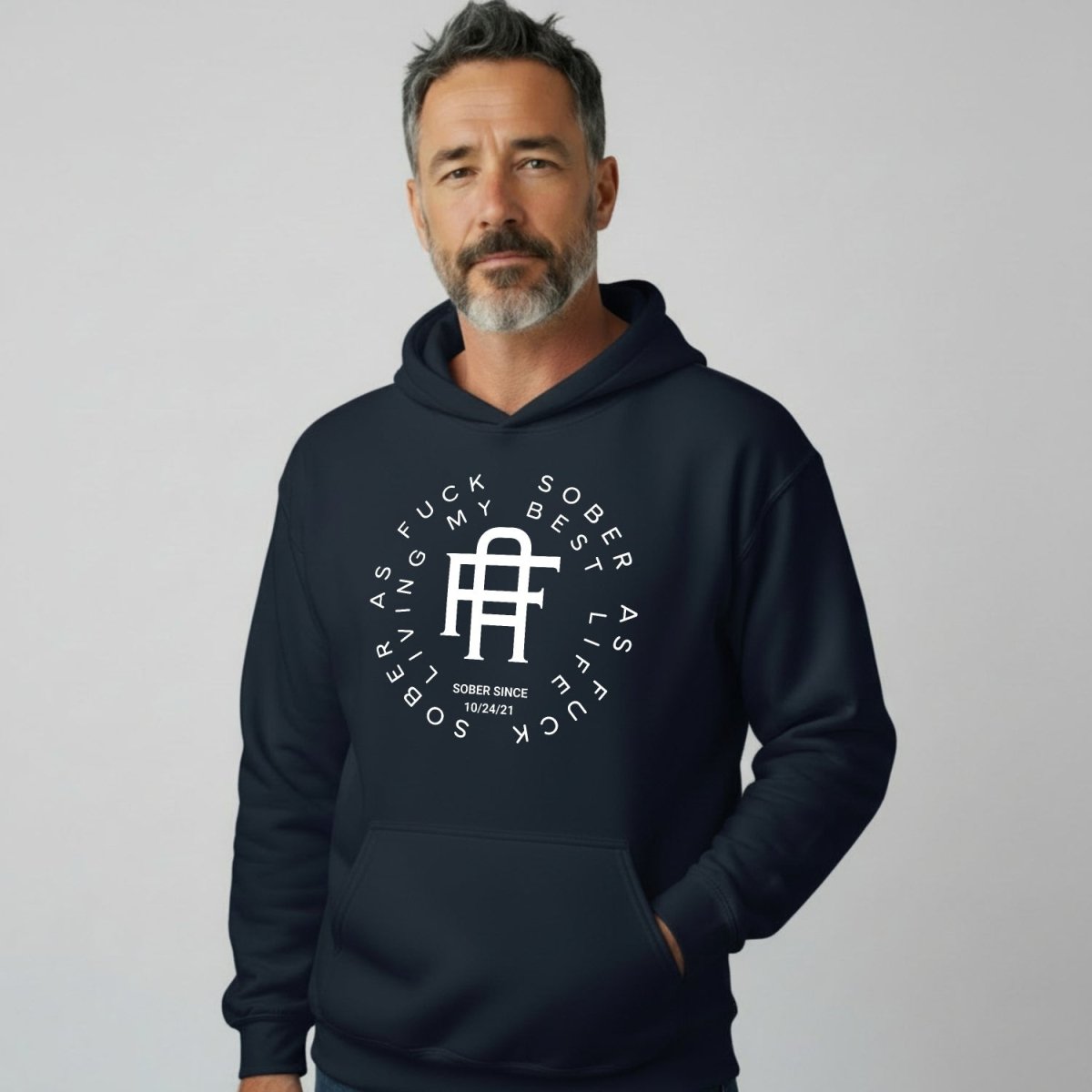 Living My Best Life Recovery Hoodie fit detail (view 9)