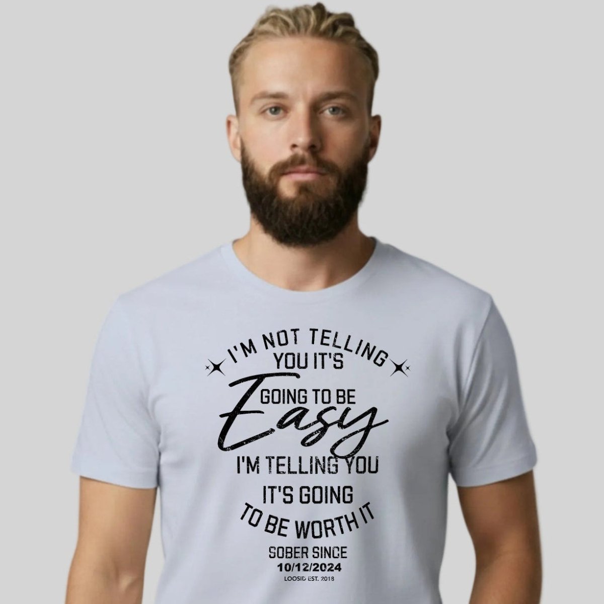 I'm Not telling Sober T Shirt flat lay styled image (view 13)