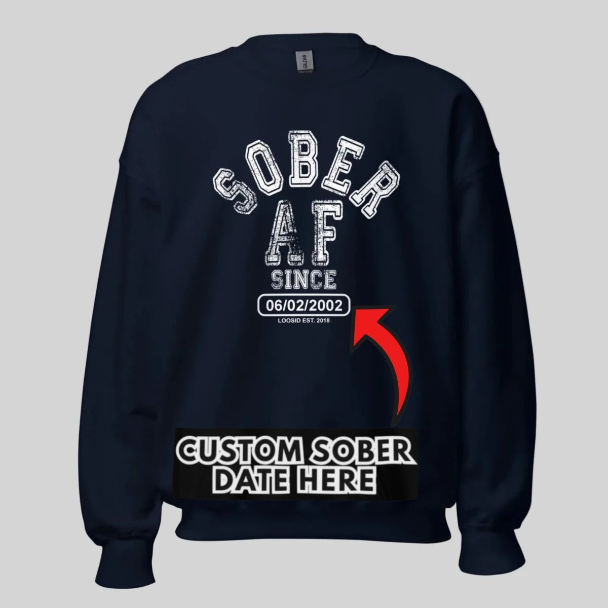 Sobriety Recovery Hoodie featuring the design (view 11)