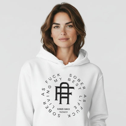 Living My Best Life Recovery Hoodie close-up view (view 12)