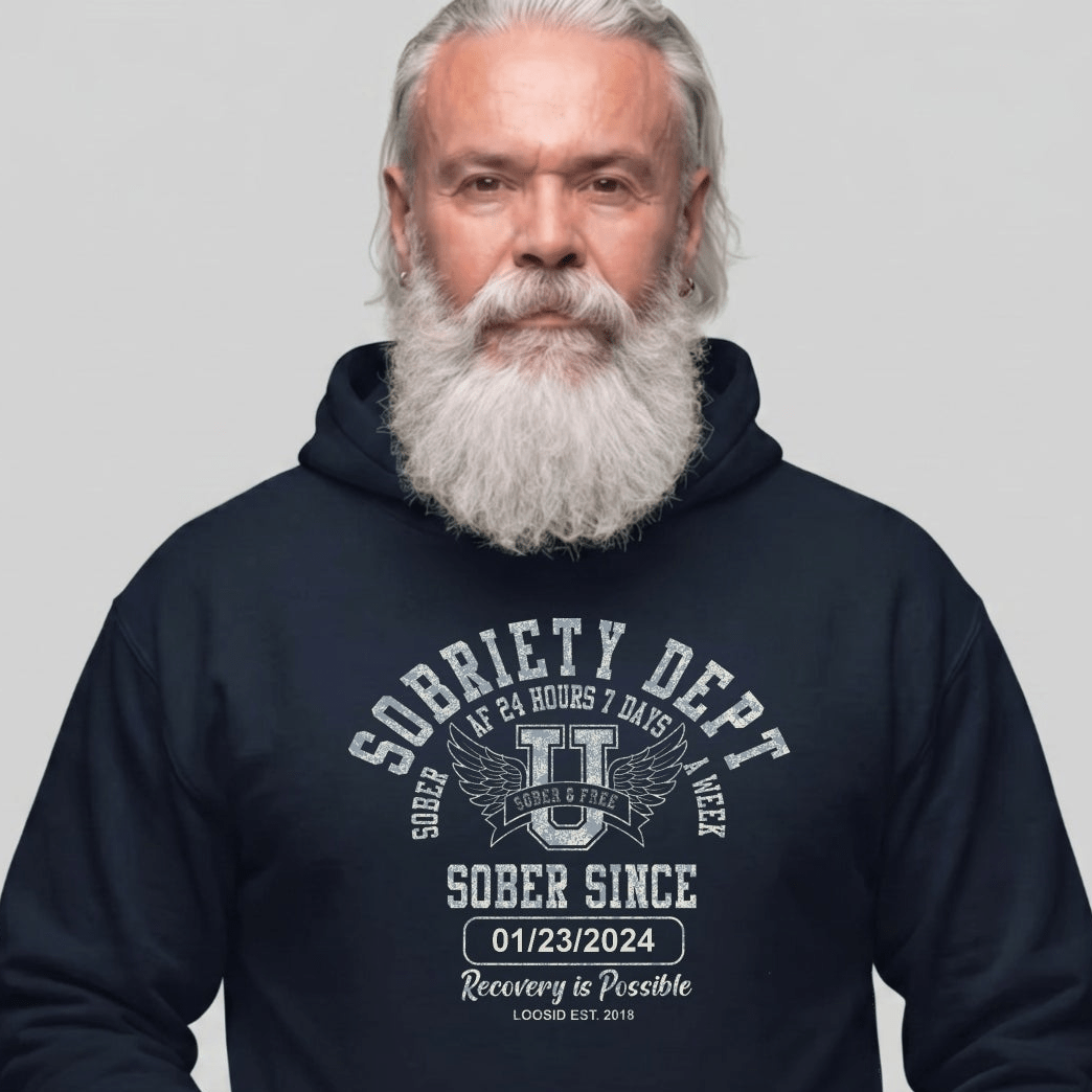 Recovery Hoodie | Men's Sobriety Dept 24/7 Hoodie