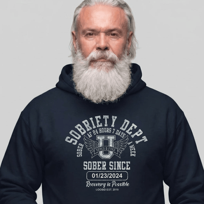 Recovery Hoodie | Men's Sobriety Dept 24/7 Hoodie