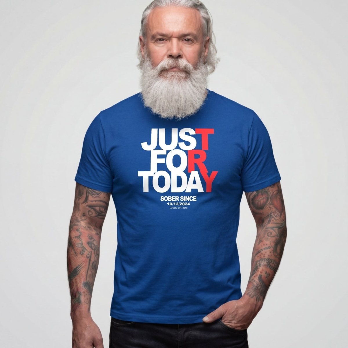 Sober T Shirt | Men's Just For Today Tee